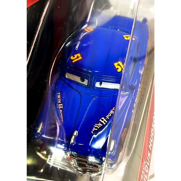 Mattel 2016 Disney Pixar Cars 3 Dirt Track FABULOUS HUDSON HORNET, New! - Picture 3 of 4